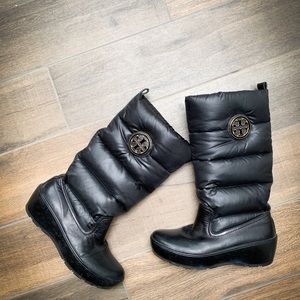 Tory Burch Snow and Cold Weather Puffy Boots